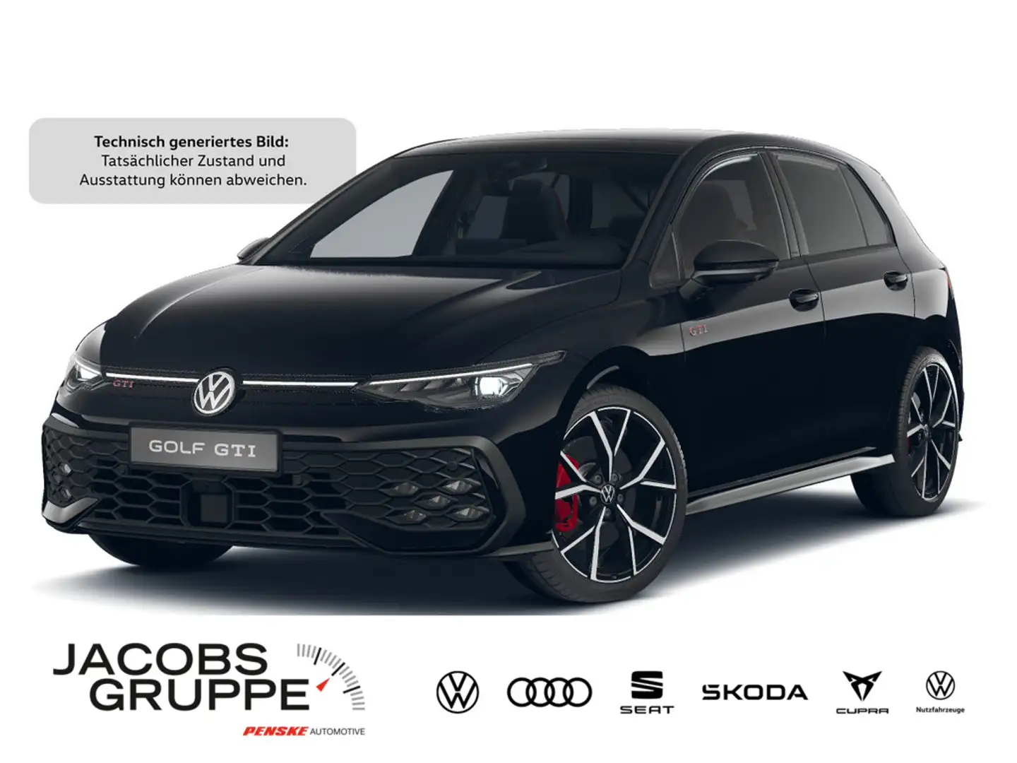 Volkswagen Golf VIII 2.0 TSI GTI "Black Style" DSG,Navi, Schwarz - 1