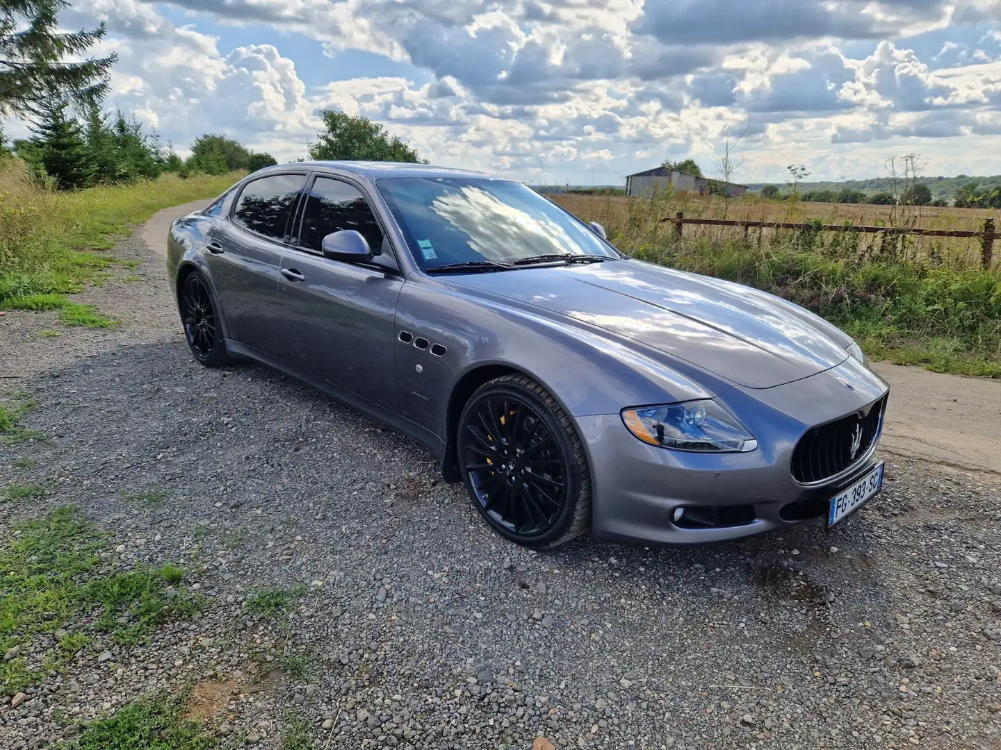 Maserati Quattroporte 4.7+V8+440ch+Sport+GT+S+A Gris - 1