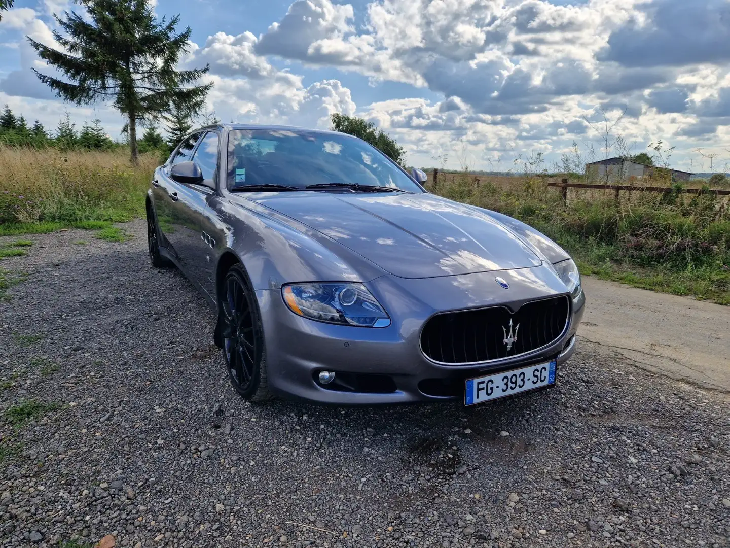 Maserati Quattroporte 4.7+V8+440ch+Sport+GT+S+A Gris - 2
