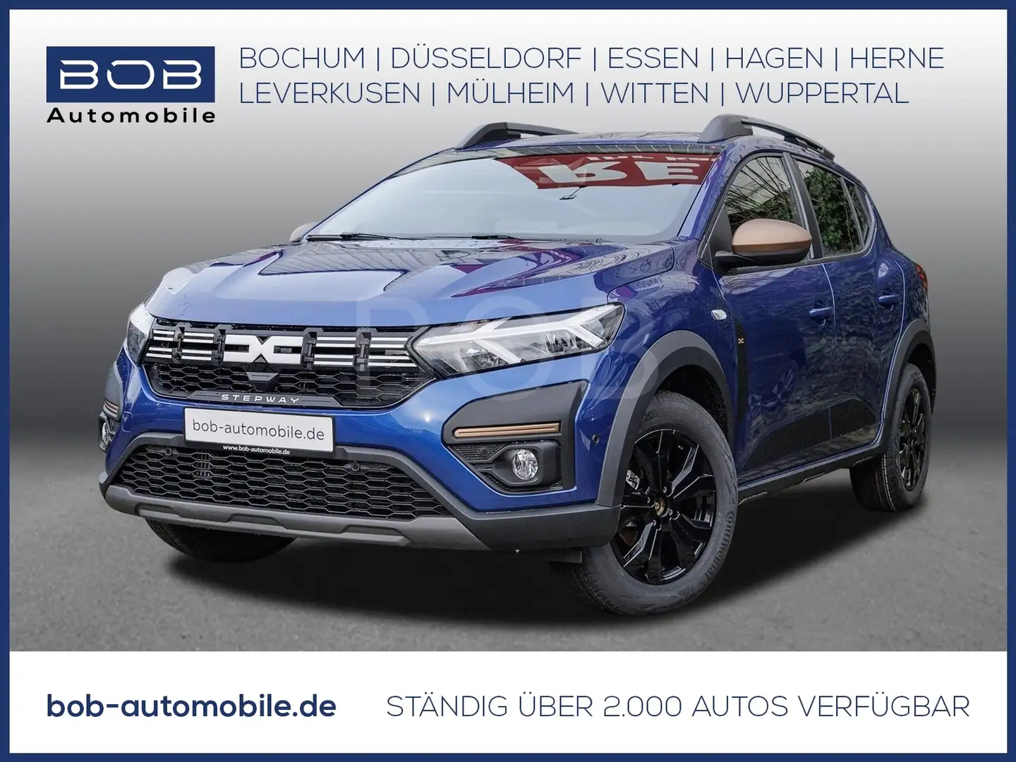 Dacia Sandero Stepway Extreme+ ECO-G 100 NAVI SHZ PDC Blauw - 1