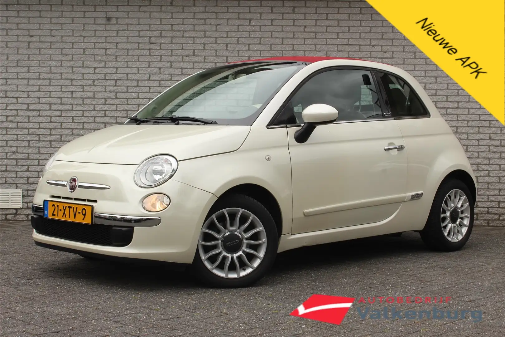 Fiat 500C 0.9 Twinair Lounge Cabrio!!! Wit - 1