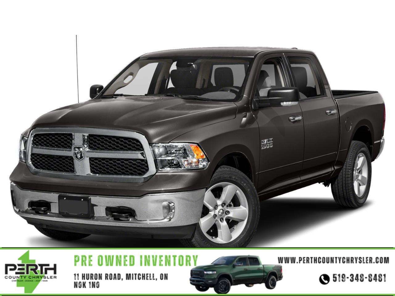 Gray 2023 RAM 1500 Pickup Truck Four-Wheel Drive 8-Speed Automatic