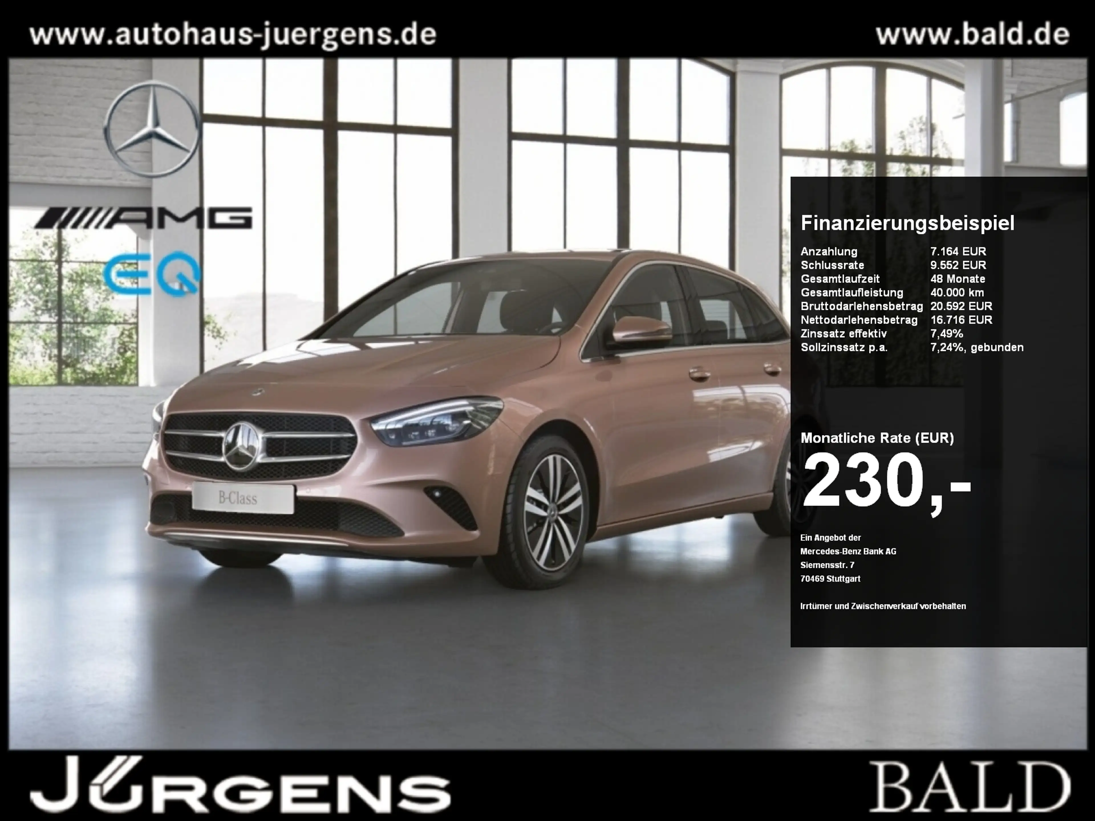 Mercedes-Benz B 250 e Progressive/Multibeam/Cam/EASY-PACK/SHZ