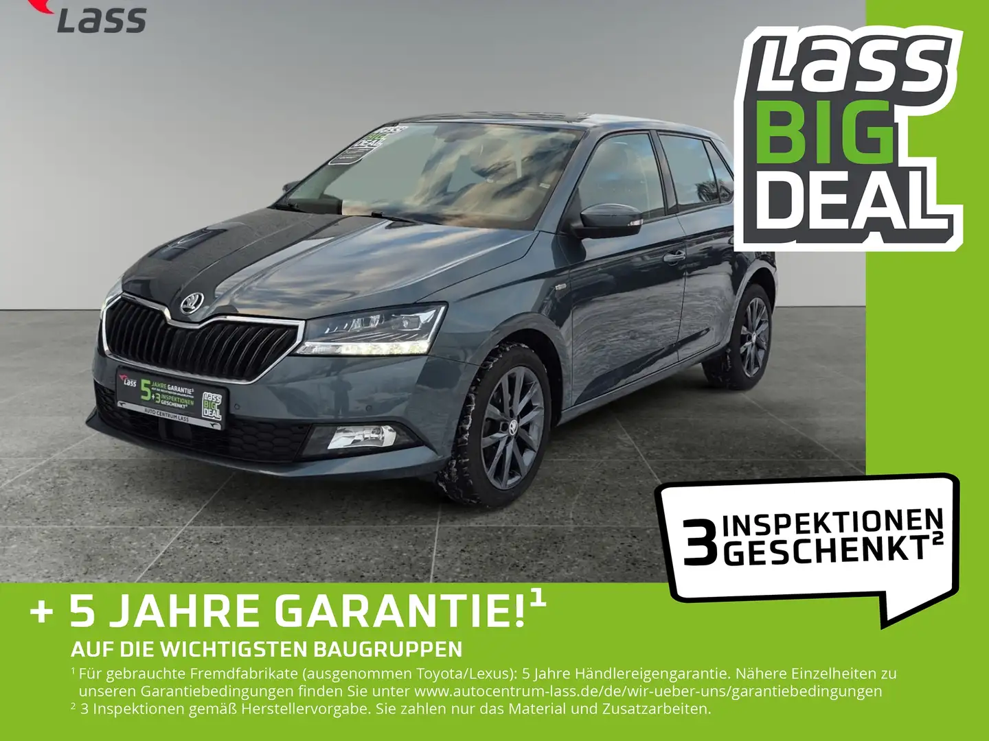 Skoda Fabia 1.0 TSI Soleil Standheizung+PDC+Klimaauto.+ Grau - 1
