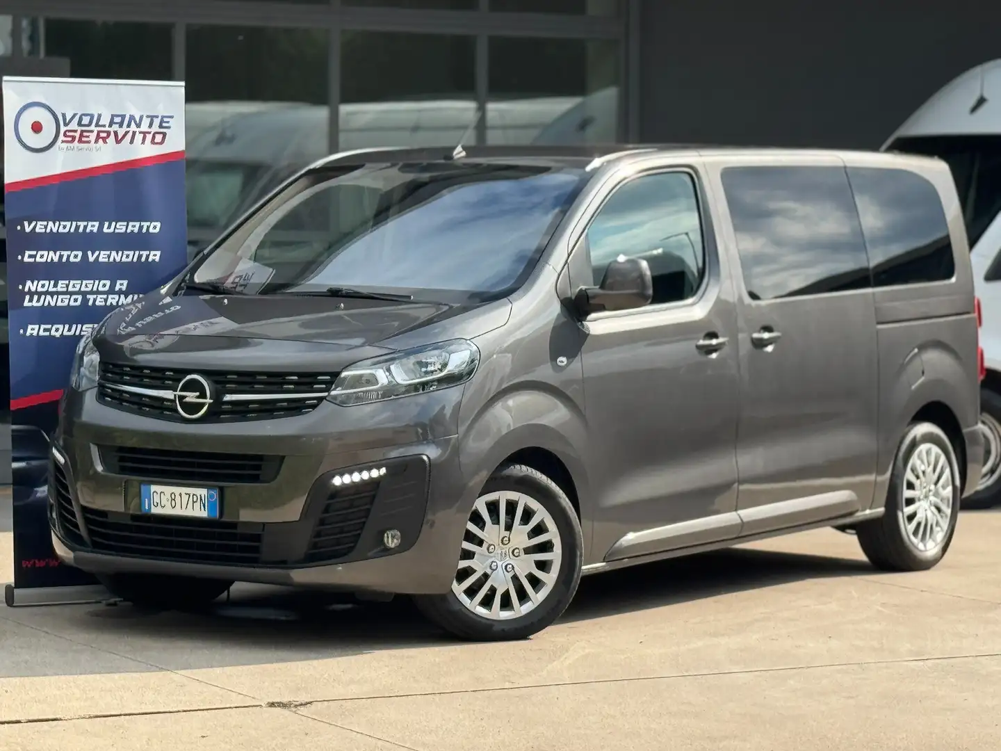 Opel Zafira Life 180cv AUTOMATICO DOPPIA PORTA LATERALE Gris - 1