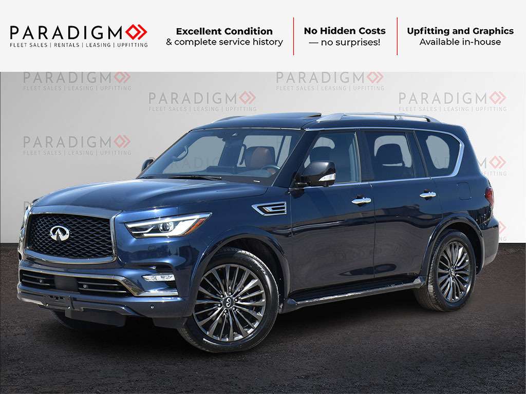 Blue 2024 INFINITI QX80 SUV / Crossover 7-Speed Automatic