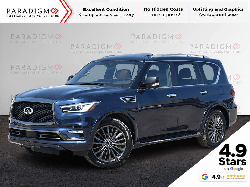 Blue 2024 INFINITI QX80 SUV / Crossover  7-Speed Automatic