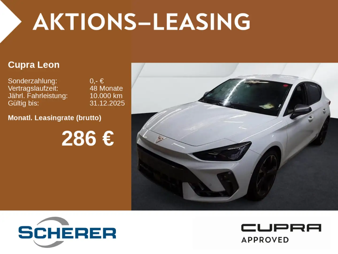 CUPRA Leon 1.5 eTSI DSG Navi, IPA, Travel Assist, RFK, Weiß - 1