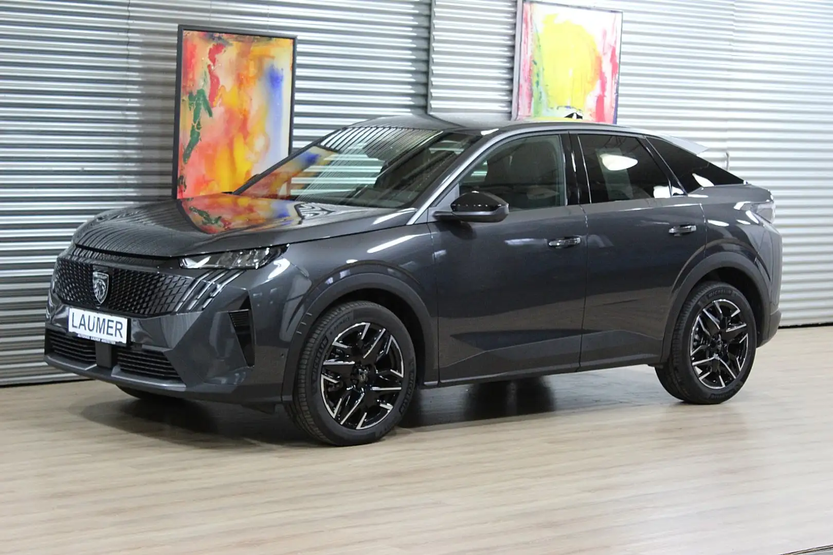 Peugeot 3008 Hybrid 136 E-DCS6 Allure Aut. +Panorama-Navigat... Gris - 1