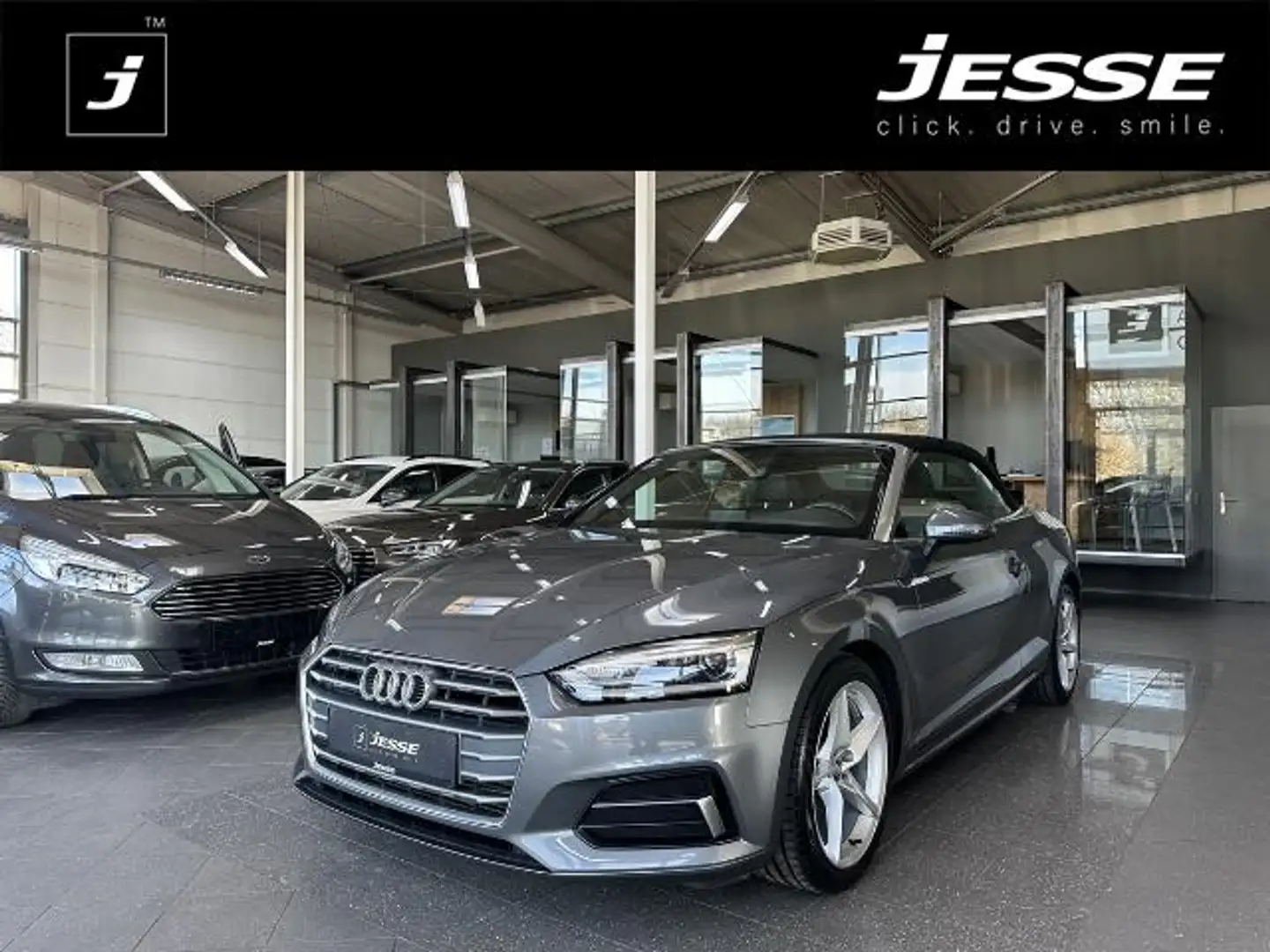 Audi A5 Cabriolet 2.0 TFSI Sport Bi-Xenon Navi SHZ PDC Grey - 1