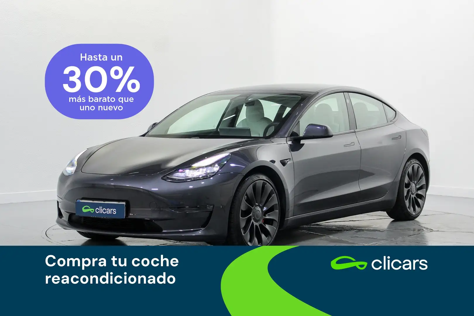 Tesla Model 3 Long-Range Dual Motor Performance AWD Srebrny - 1