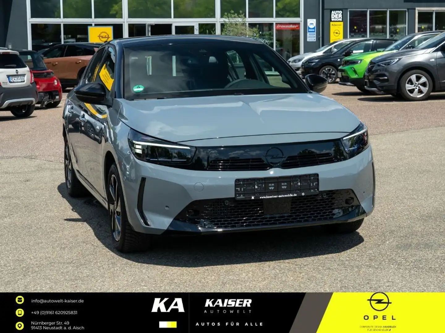Opel Corsa F GS*LED*AUTOMATIK*SITZHZG*LENKHZG*KAMERA Grijs - 1