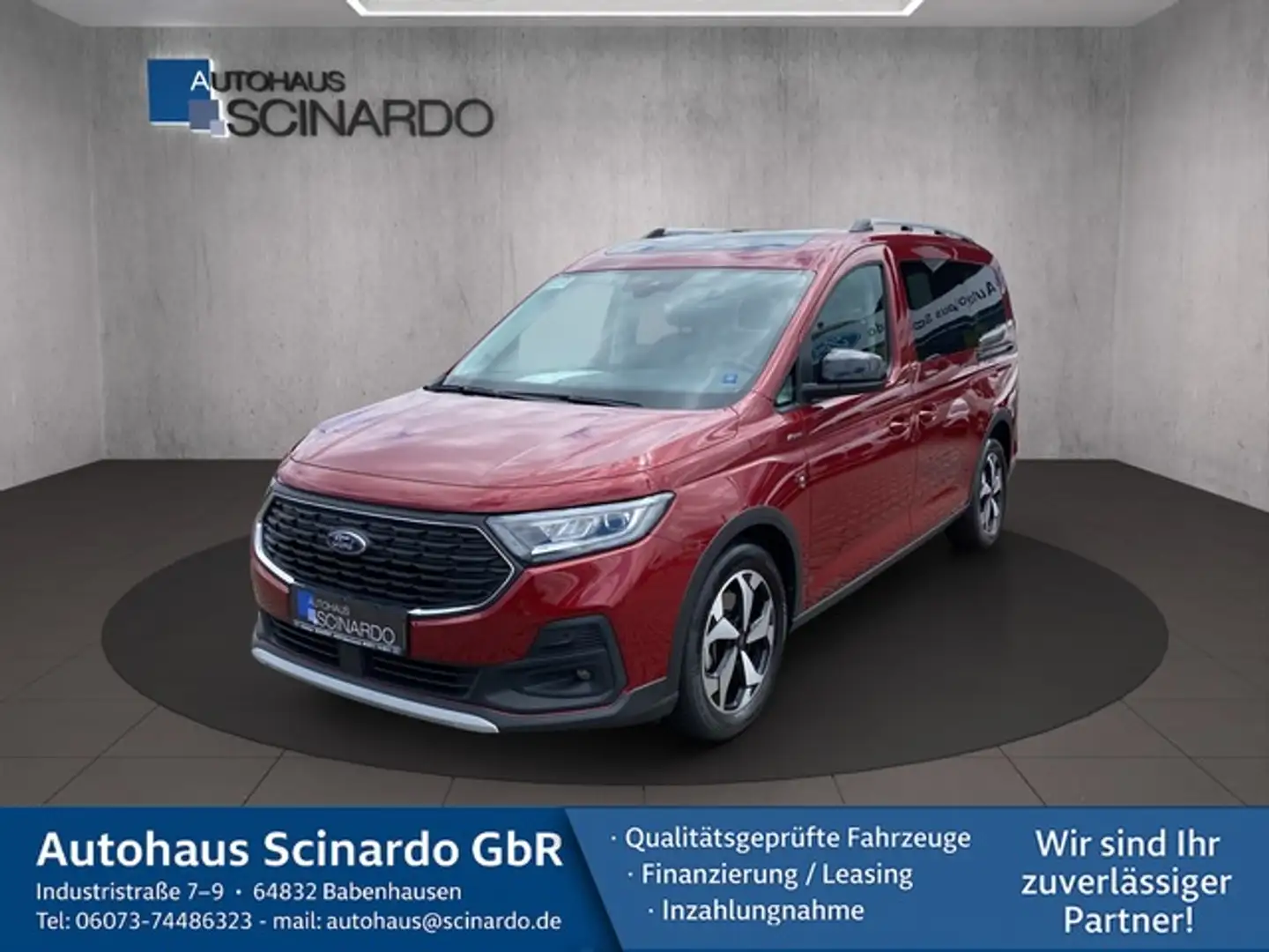 Ford Grand Tourneo Connect 1.5 EB Active*7-Sitze*AHK* Rood - 1