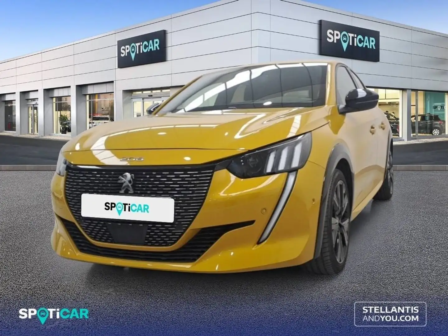 Peugeot 208 1.2 Puretech S&S GT Pack EAT8 100 Jaune - 1