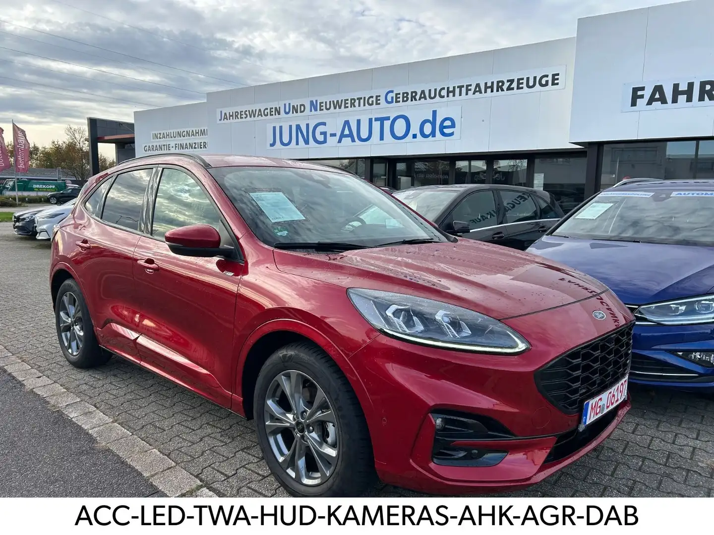 Ford Kuga Hybrid ST-Line X ACC TWA HUD AHK LED AGR Rouge - 1