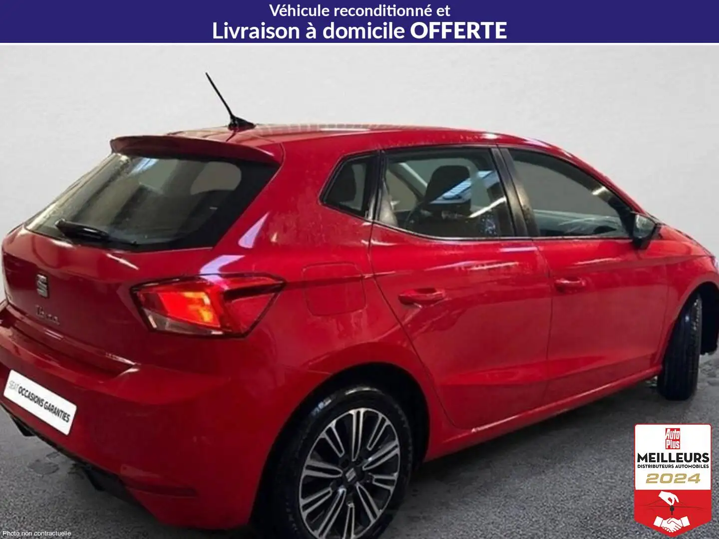 SEAT Ibiza 1.0 ecotsi 95 ch s/s bvm5 urban Rouge - 2
