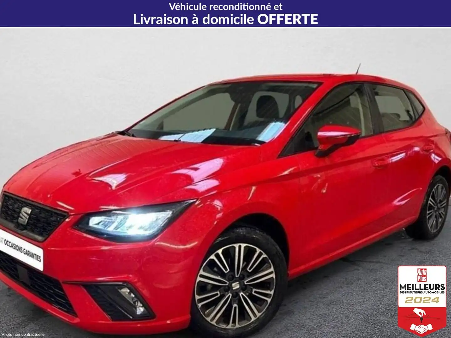 SEAT Ibiza 1.0 ecotsi 95 ch s/s bvm5 urban Rouge - 1