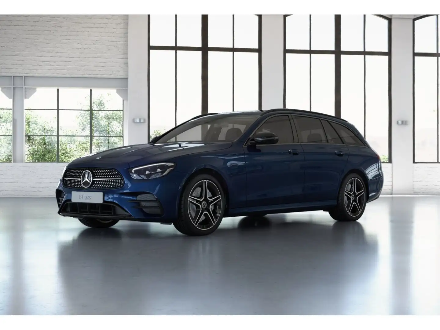Mercedes-Benz E 300 de 4M T +AMG+Avantgarde+Night+MBUX+SDach Bleu - 2