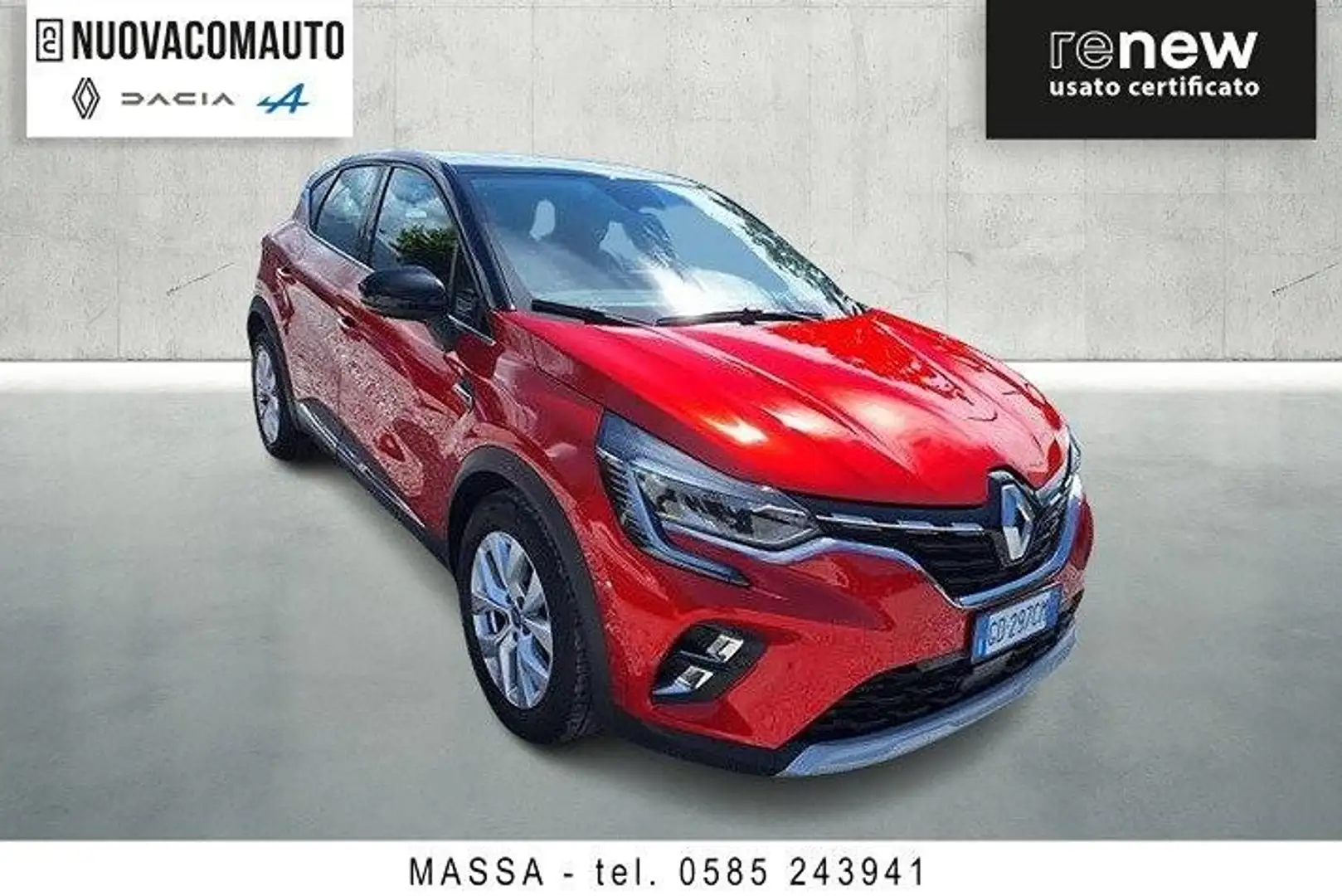 Renault Captur 1.6 plug-in hybrid Intens E-Tech 160cv auto Rosso - 2