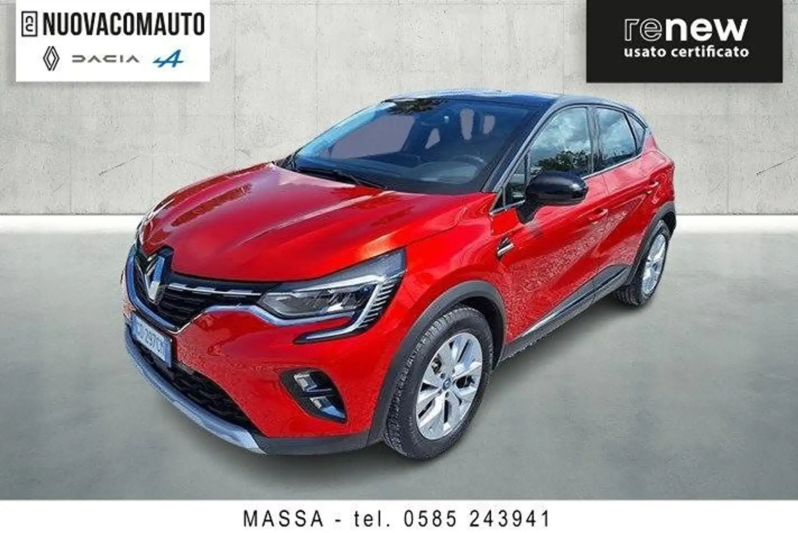 Renault Captur 1.6 plug-in hybrid Intens E-Tech 160cv auto Rosso - 1