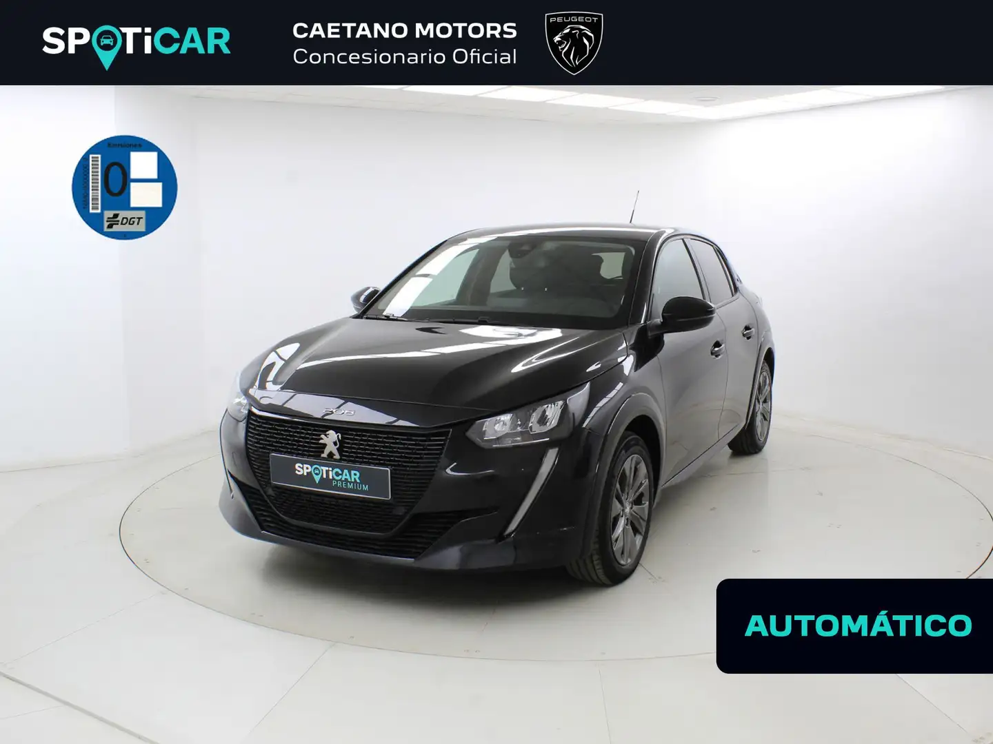Peugeot 208 Allure Eléctrico 100kW Negro - 1
