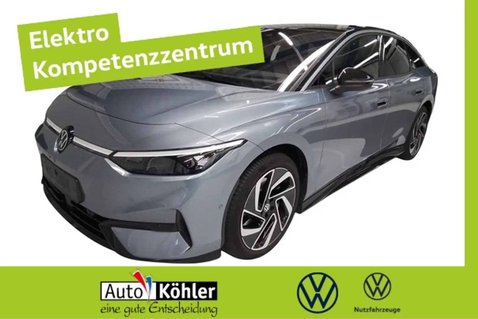 Volkswagen ID.7 Pro Matrix/Pano/CCS/CarPlay/ACC/AHK/LED/HUD Blau - 1