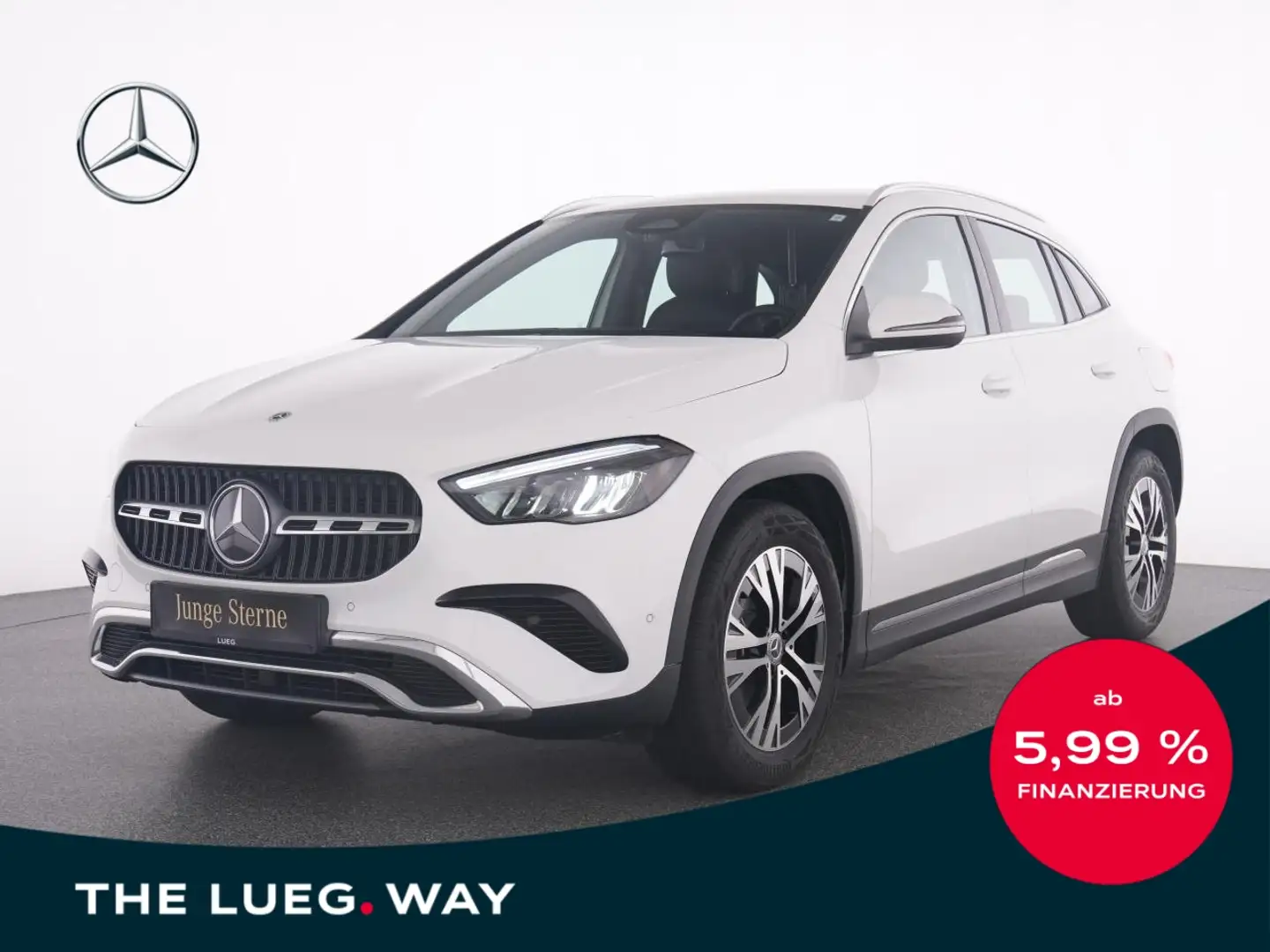 Mercedes-Benz GLA 180 Progressive+MBUX+LED+EHeck+Totw+RFK+PTS+ Alb - 1