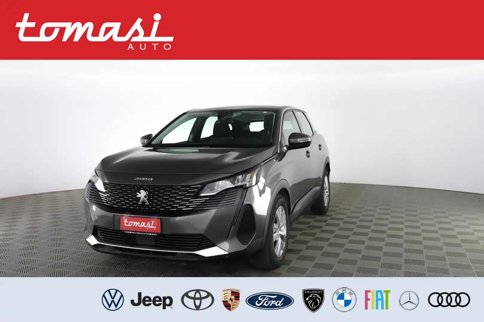 Peugeot 3008 BlueHDi 130 S&S EAT8 Active Business Grigio - 1