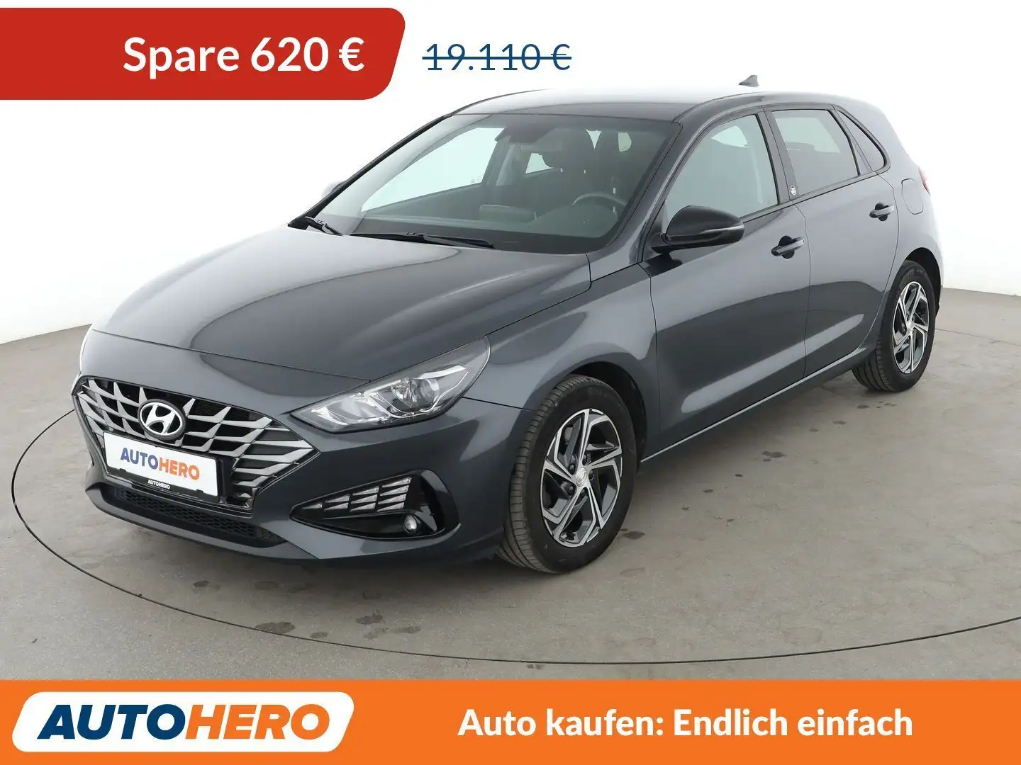 Hyundai i30 1.0 T-GDI Edition 30+ Aut.*NAVI*LED*CAM*SPUR*SHZ* Gris - 1