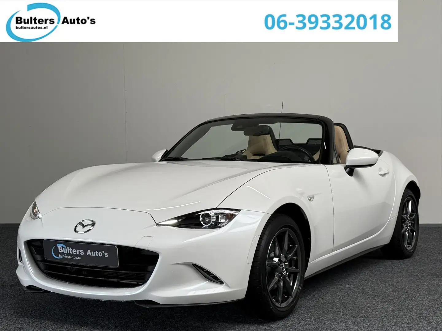 Mazda MX-5 1.5 SkyActiv-G 132 Chairo | LEDER | CARPLAY | PDC Blanco - 1