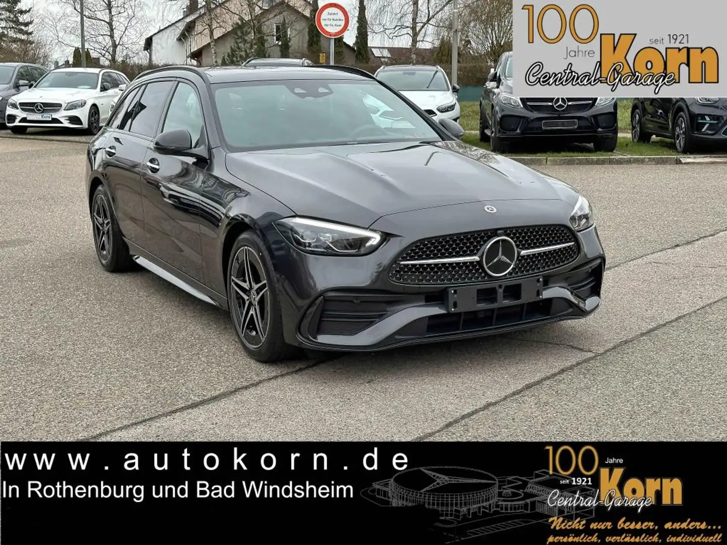 Mercedes-Benz C 300 T AMG NightP ACC PanoD AHK elSitz Kam Gris - 2