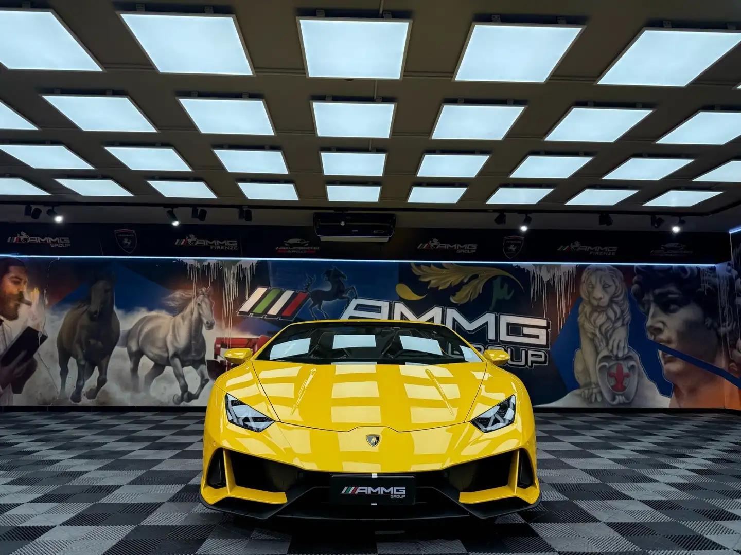 Lamborghini Huracán Spyder 5.2 Evo 640 awd (069) Sárga - 2