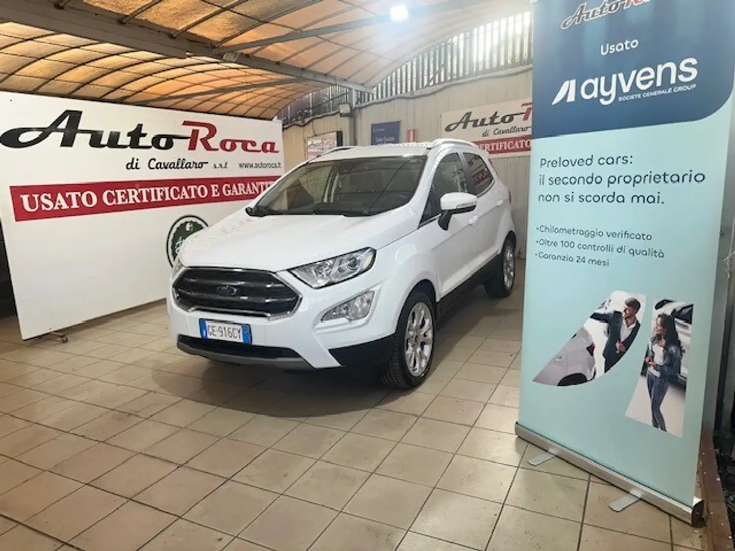 Ford EcoSport 1.0 EcoBoost 125 CV Start&Stop Titanium Bianco - 1
