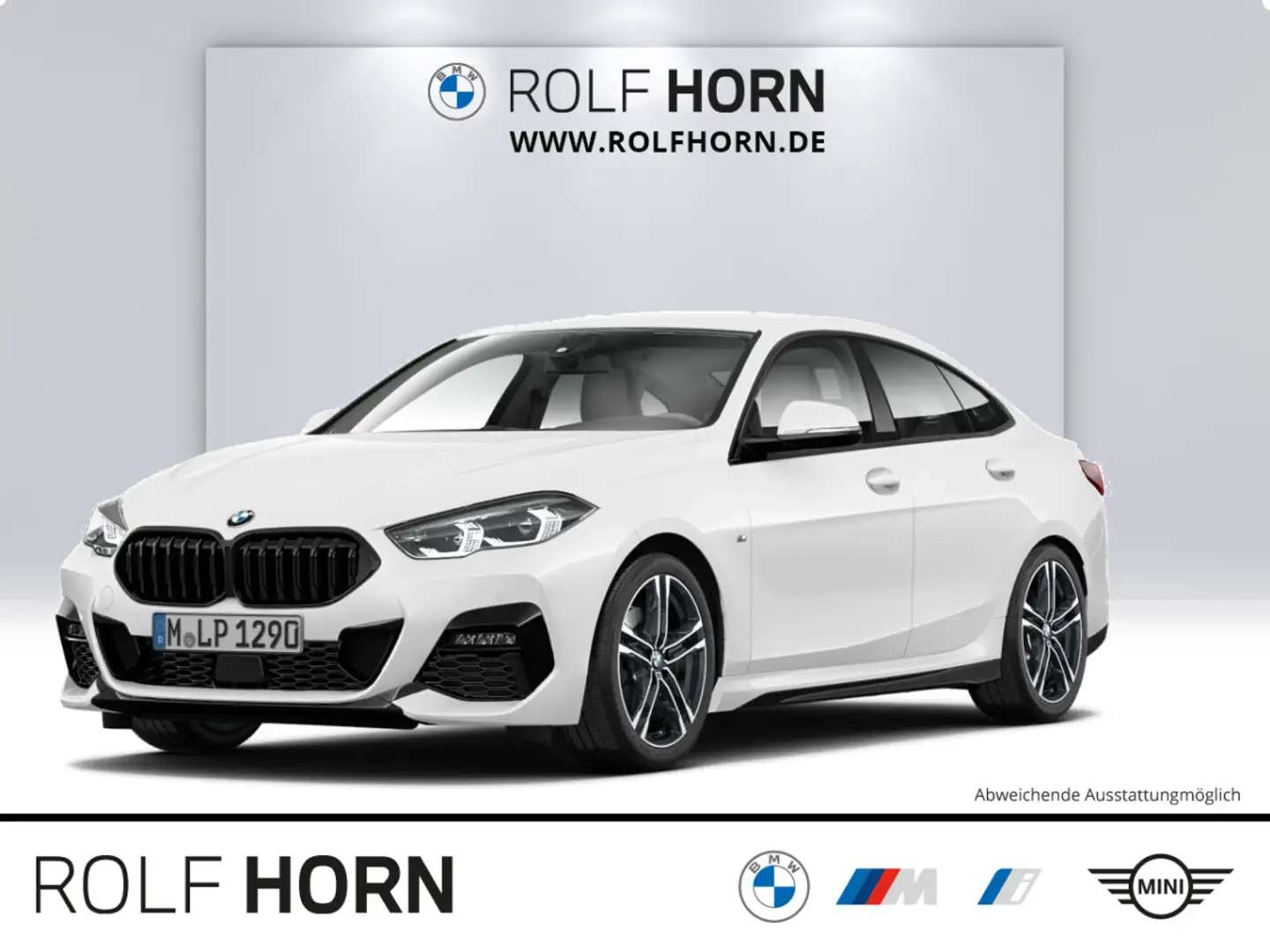 BMW 220 i Gran Coupe M Sport Navi Klima LED SHZ 18" Weiß - 1