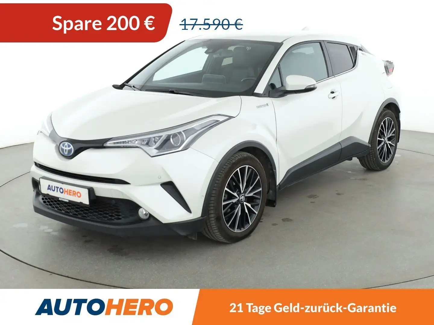 Toyota C-HR 1.8 Hybrid Lounge Aut.*NAVI*LED*ACC*CAM*PDC*SHZ* Weiß - 1