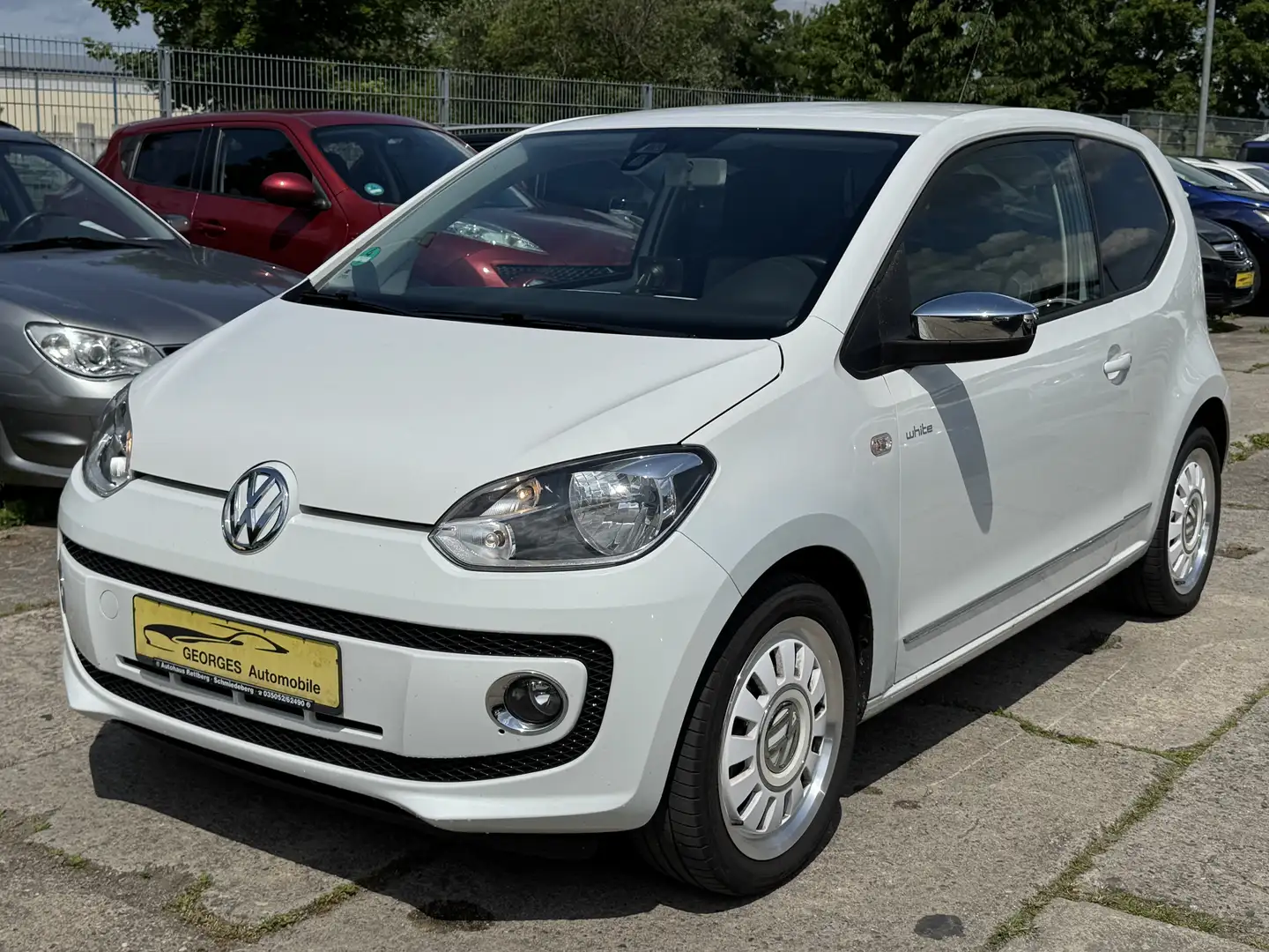 Volkswagen up! white 1.Hand Klima S.heft Alb - 1