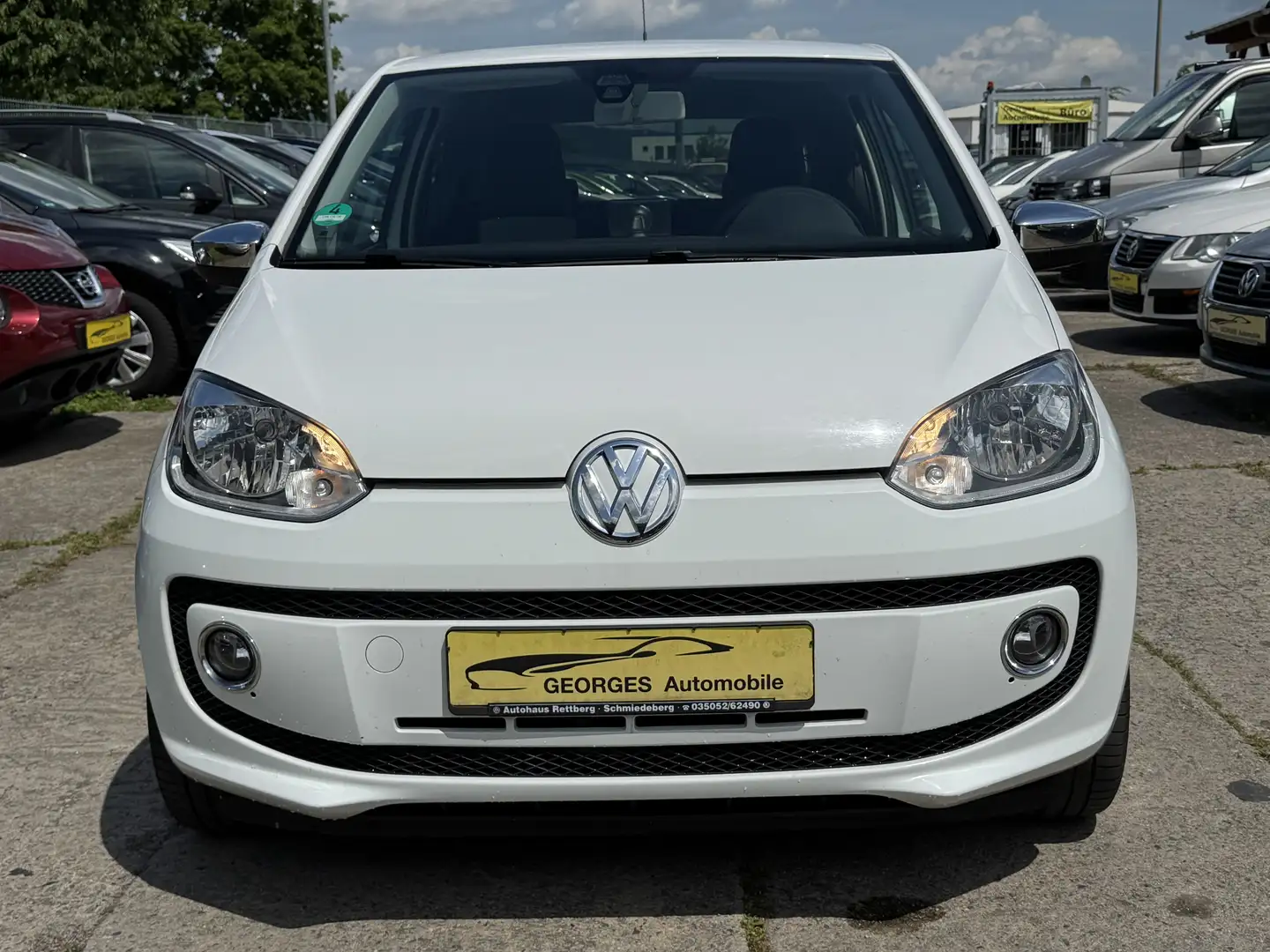 Volkswagen up! white 1.Hand Klima S.heft Alb - 2