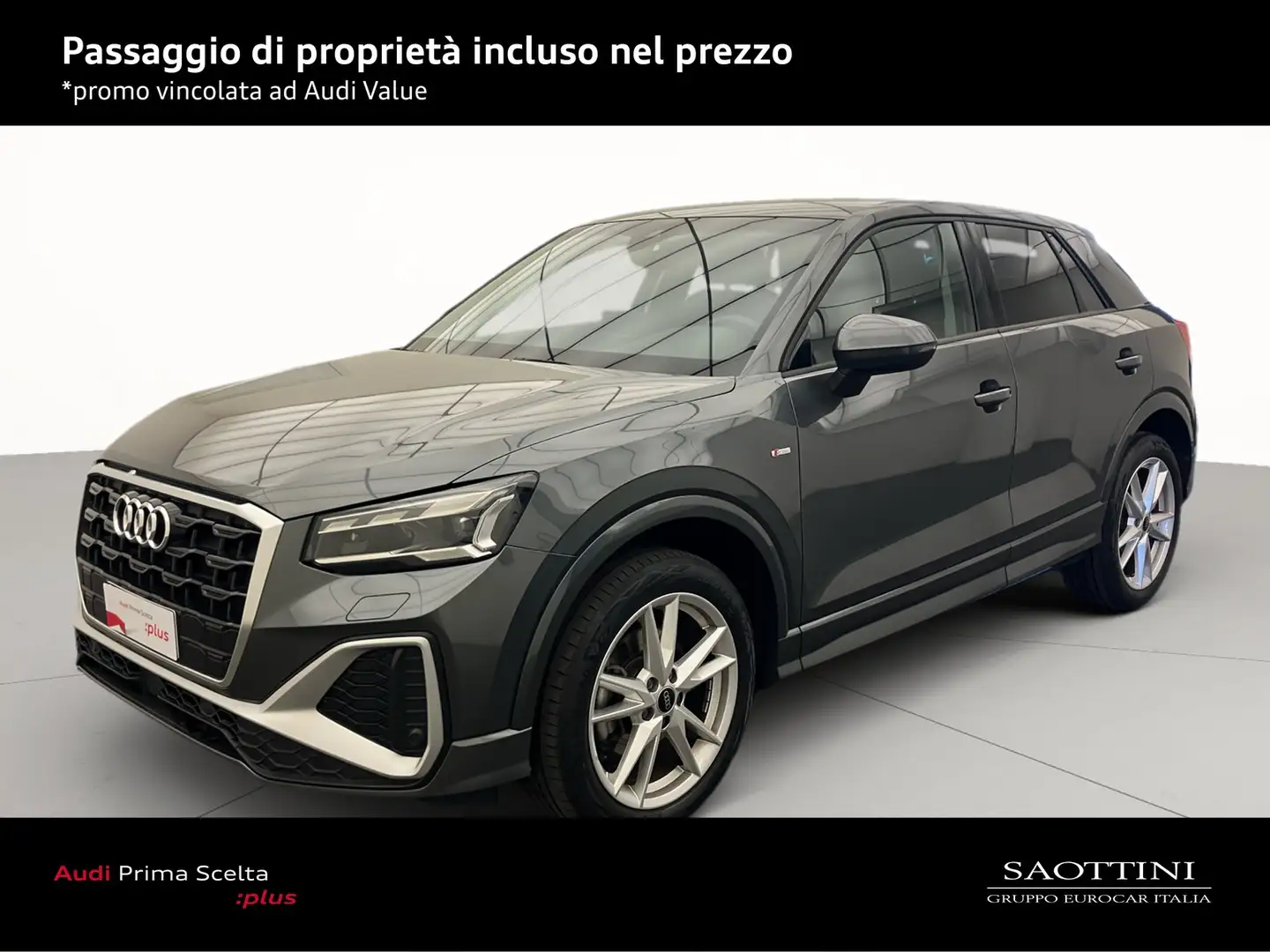 Audi Q2 35 2.0 TDI S line edition S tronic Grigio - 1