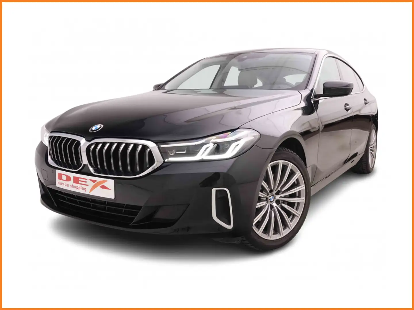 BMW 620 620d 163 Steptronic Luxury Line + Live Cockpit Navi + Leather + LED + Camera + ... Negru - 1
