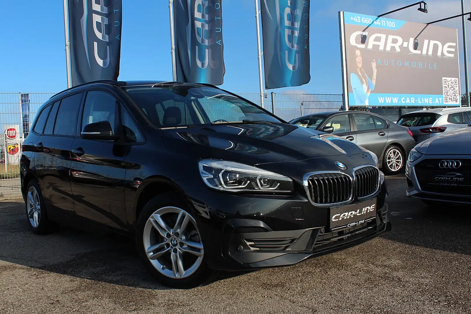 BMW 218 d Gran Tourer Aut. Schwarz - 1
