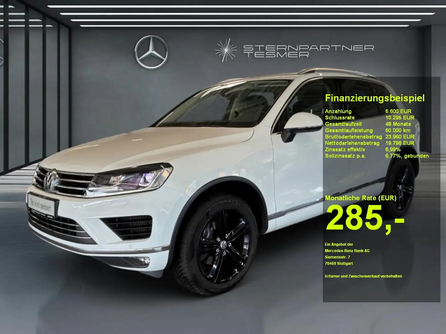 Volkswagen Touareg V6 TDI + Blanc - 1