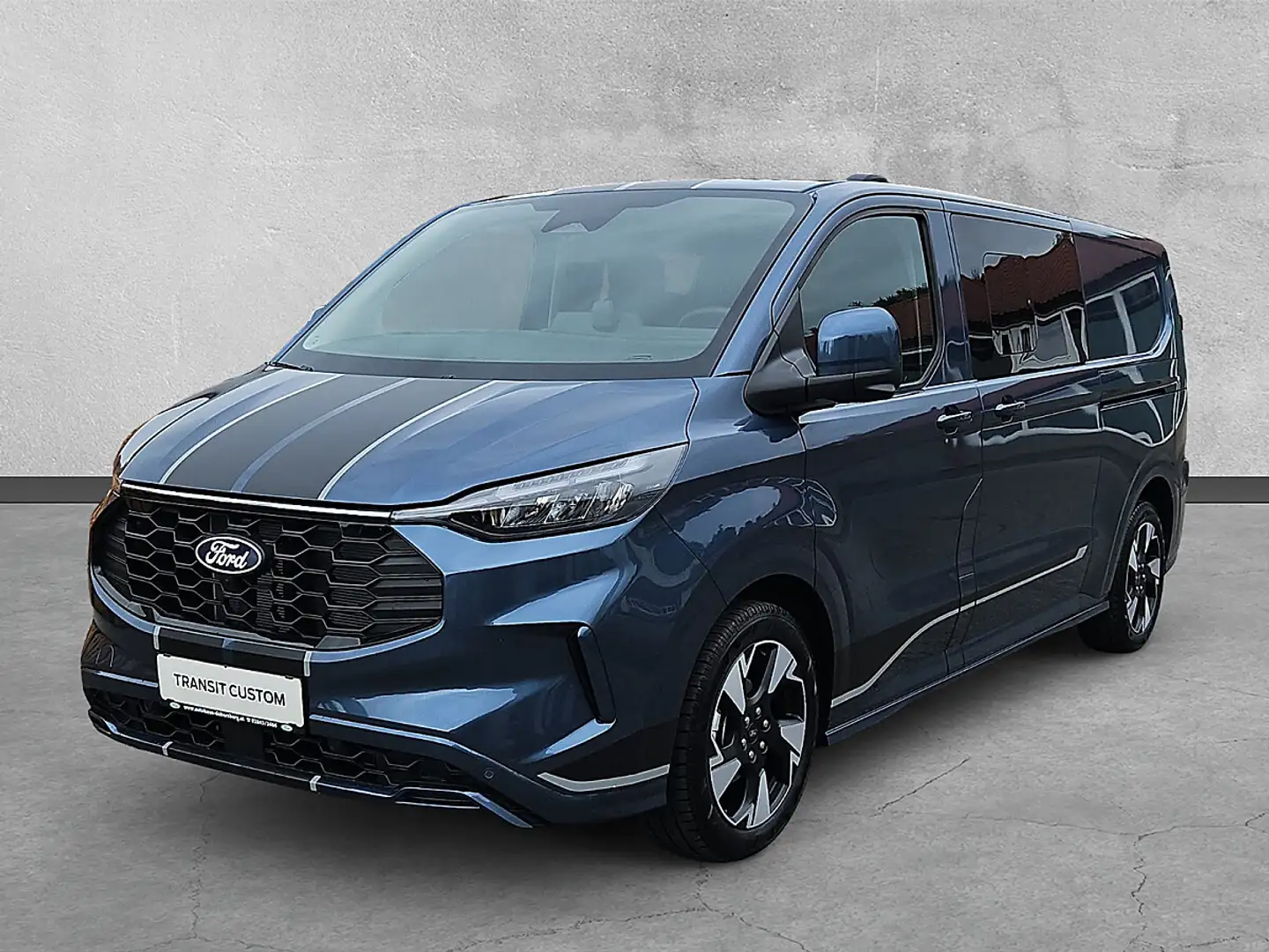 Ford Transit Custom Blau - 1