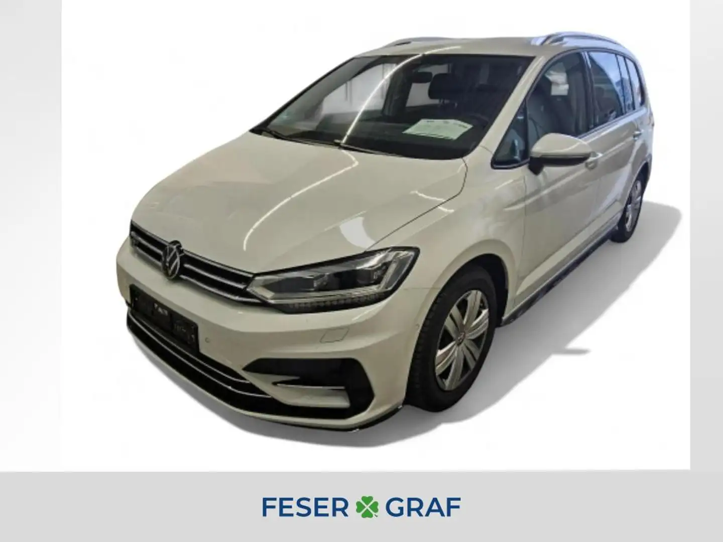 Volkswagen Touran 1.5 TSI Move DSG/LED/Rear View/Navi Weiß - 1