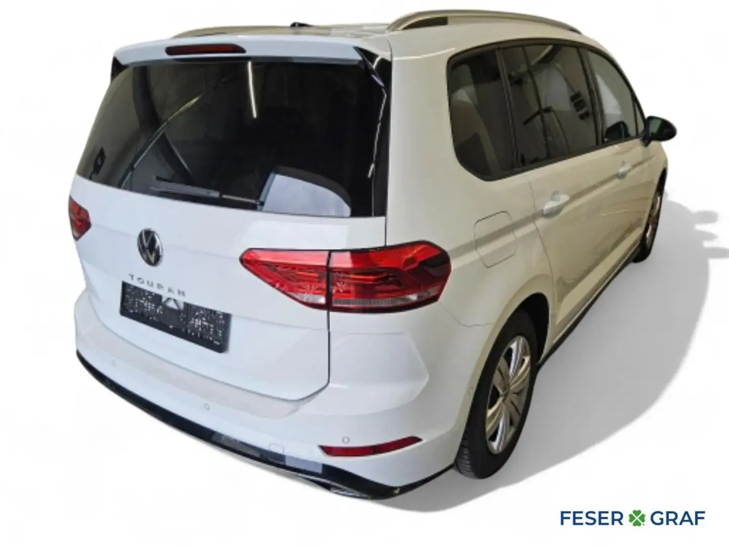 Volkswagen Touran 1.5 TSI Move DSG/LED/Rear View/Navi Weiß - 2