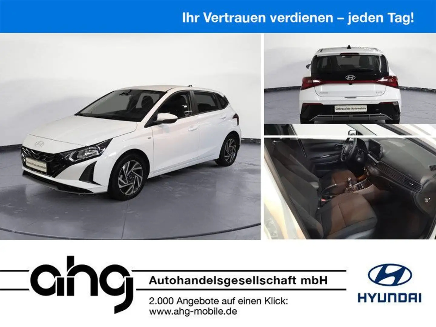 Hyundai i20 Hyundai i20 1.0 T-GDI Trend Bluetooth PDC Klima Weiß - 1