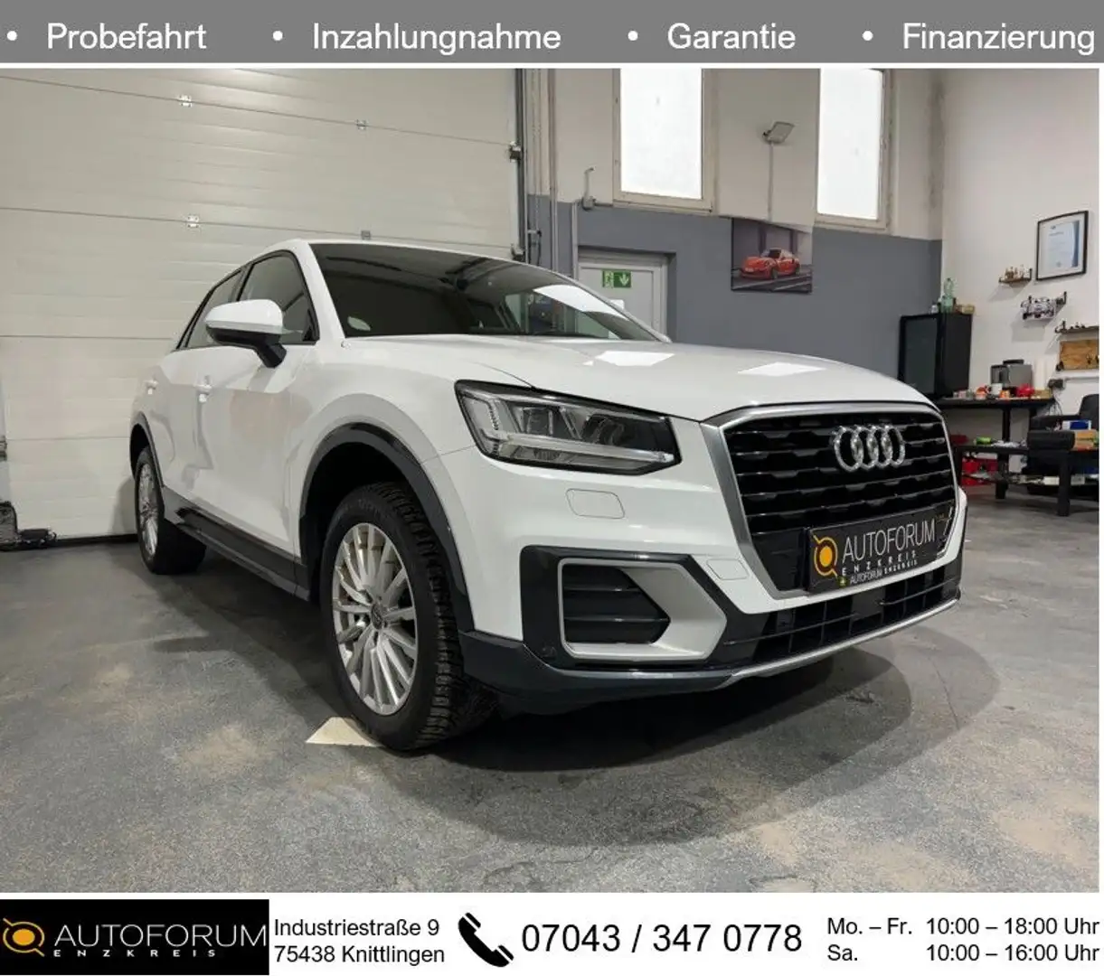 Audi Q2 1.4 TFSI S-tronic *NAVI*R-KAMERA*TOTW-ASS*SHZ Wit - 1