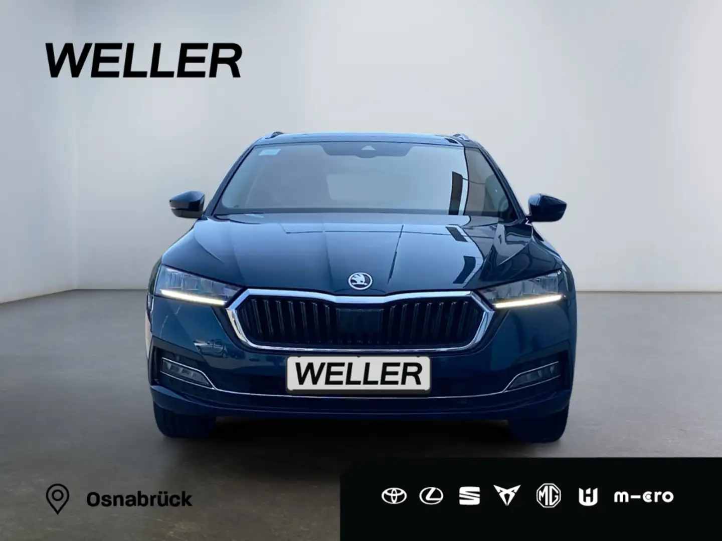 Skoda Octavia Combi 2.0 TDI DSG First Edition *AHK*PDC* Blau - 2