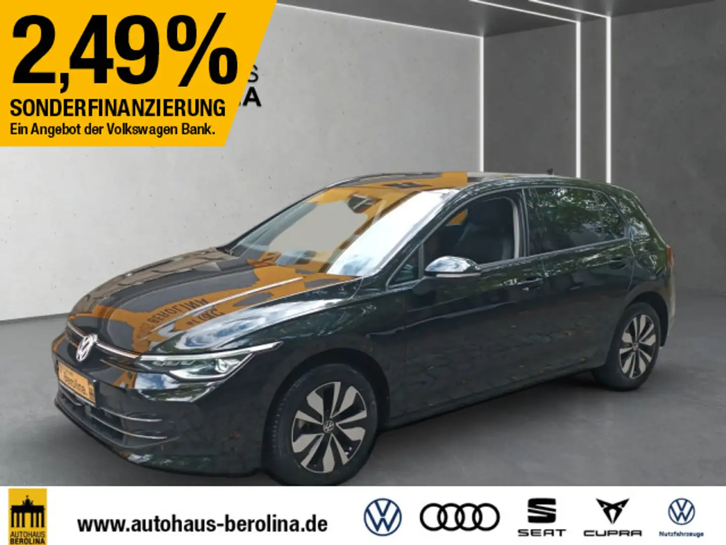 Volkswagen Golf VIII 1.5 eTSI Goal DSG*NAVI*LED+*R-CAM*ACC* Schwarz - 2