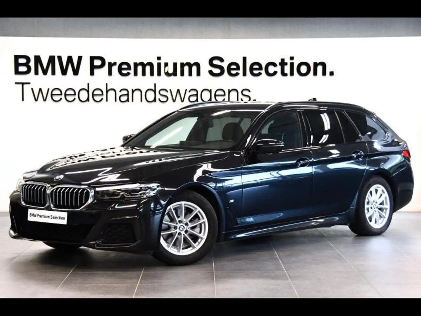 BMW 520 M PACK, LEDER, NAVI PROFESSION Zwart - 1