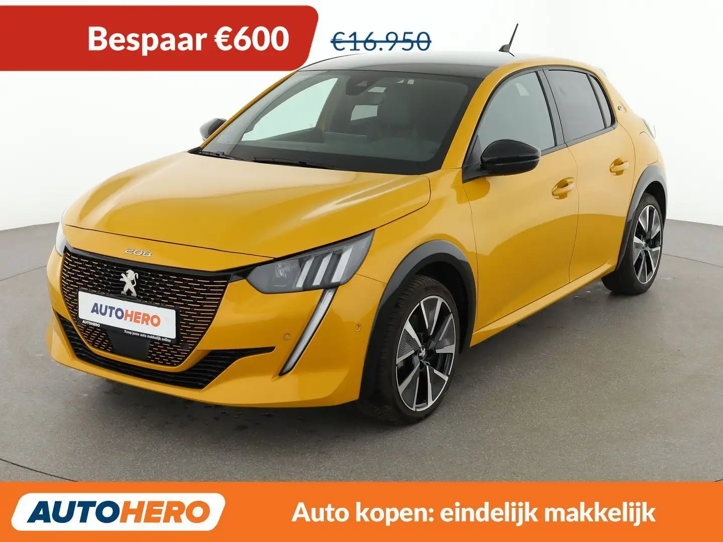 Peugeot e-208 electric drive 100 kW e GT Amarillo - 1
